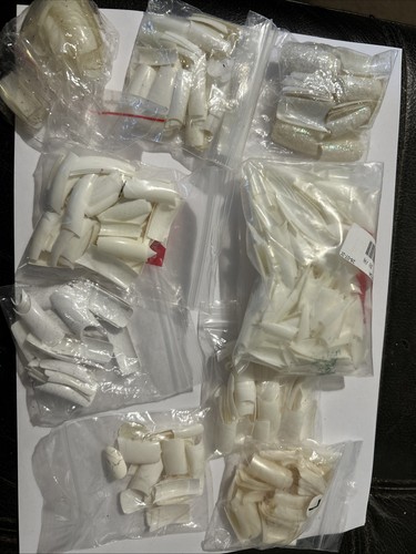 Nail acrylic tips - acrylic, assorted