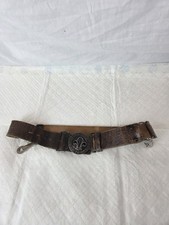 Boy Scout Vintage Leather Belt with Buckle
