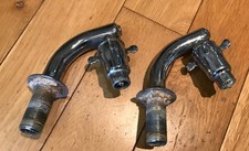 SUPA TAPS Bath vintage retro art deco taps  Untested - Ref3 (CD19)