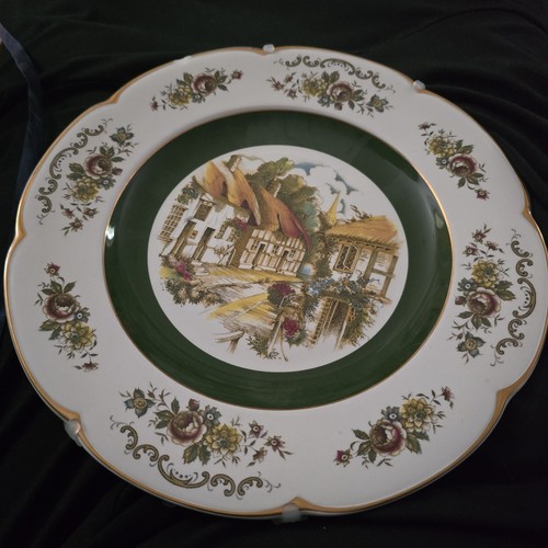 Ascot service plate wood - plate, by
