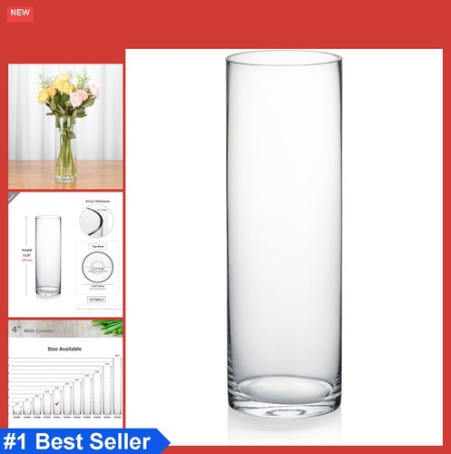 Clear cylinder glass - clear, 4