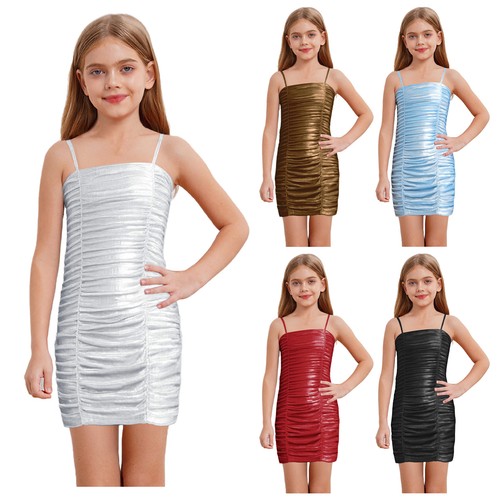 Girls metallic dress - girls,