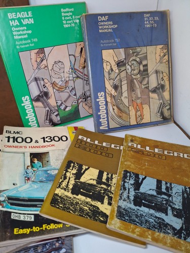Classic car manuals - 8x,