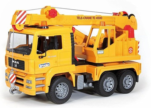 Bruder toys man - tga, crane