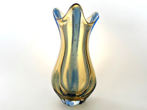 Hand machovska glass vase - hand,