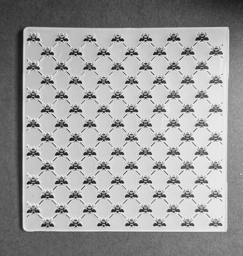 Embossing folder 6 - 6", x