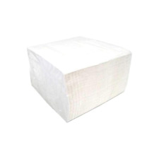 1000 x White 2ply 33cm x 33cm 4 Fold Serviettes Napkins Tableware Tissue UK Made