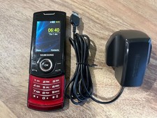 Samsung S5200 red slide phone