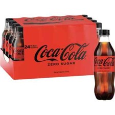 Coca Cola Zero Sugar Bottles 500ml - Pack of 24