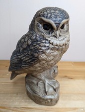 70s 80s Vintage Stoneware Owl