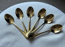 6pcs Golden Stainless Steel