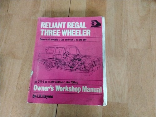Haynes reliant regal three - haynes,