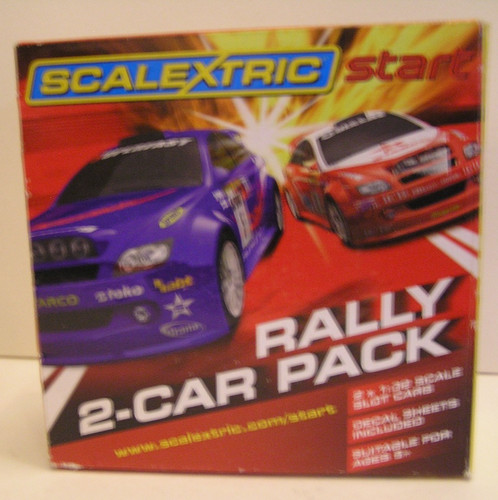 Scalextric start rally car - start, 2-car