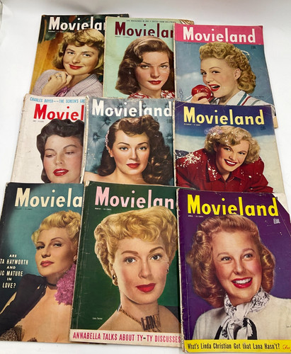 Vintage movieland magazine - vintage,
