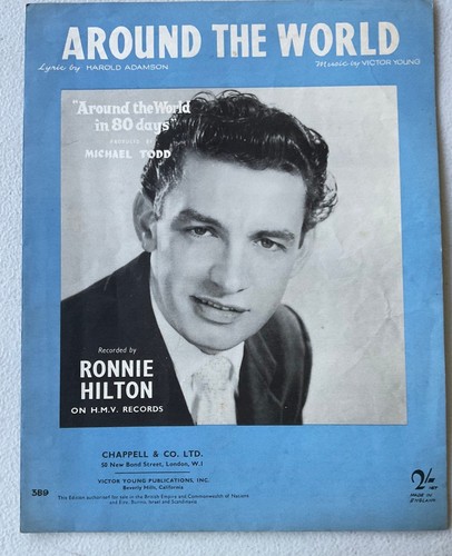 Vintage sheet music around - sheet,