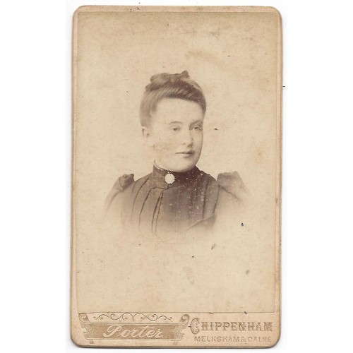 Cdv victorian lady - carte, de