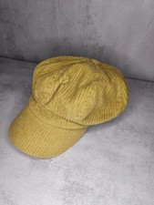 Green Corduroy Cap Hat Womens One Size