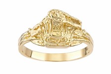 9ct Yellow Gold Saddle Ring