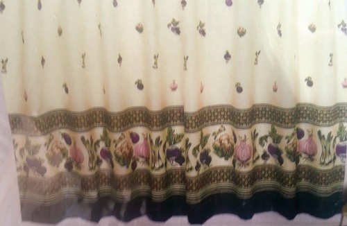 Kitchen curtains set tiers - set:, 2