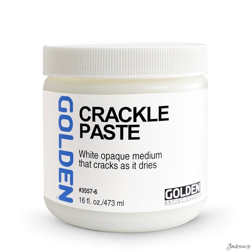 Golden crackle paste opaque - golden,