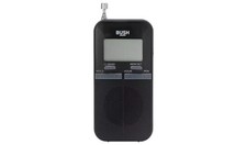 Bush Portable FM Radio Handheld Personal Radio LCD Screen PR50 Black 6526753 R