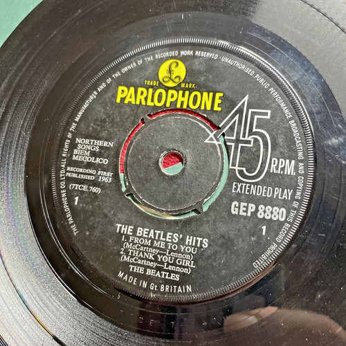 The beatles hits - 7, inch