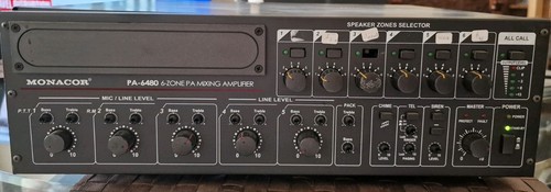 Monacor 6480 mixing - monacor, pa/mixing