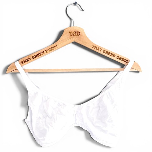 Ladies white wireless bra non - ladies,