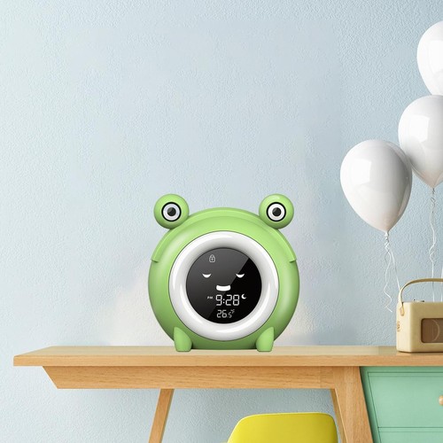 Digital frog kids alarm clock - digital,
