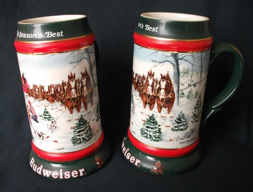 Budweiser christmas 1991 - budweiser,