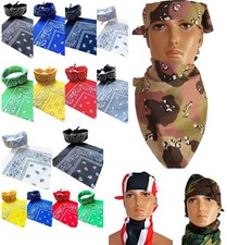 Bandanas Paisley Unisex Cotton