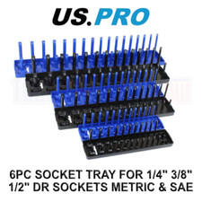 US PRO Tools 6pc Socket Tray