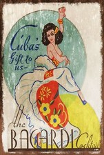 Bacardi Cocktail Advert Aged