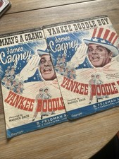 YANKEE DOODLE DANDY - 2 PIANO Music Sheets 1940’s James Cagney