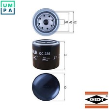 OIL FILTER OC 236 FOR GAZ
