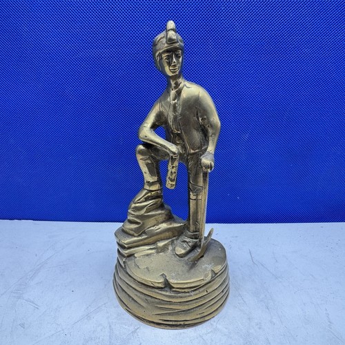 Vintage brass coal - vintage, miner