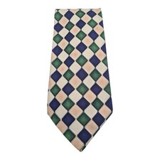 Paul smith Silk Tie Square Geometric  Pattern Tie Men’s Designer Necktie
