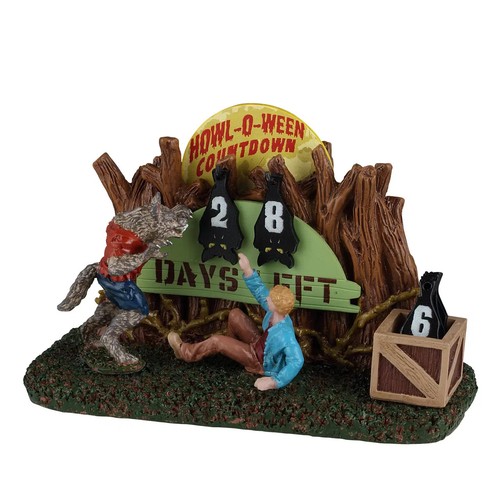 Lemax howl ween - howl-o-ween, countdown