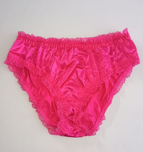 Hot pink satin - pink,