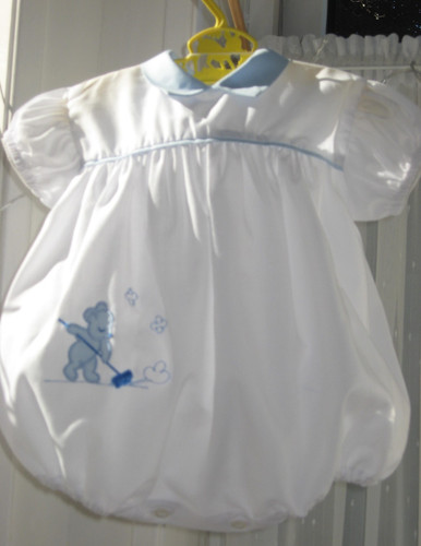 Vintage baby boy romper 6m - baby,