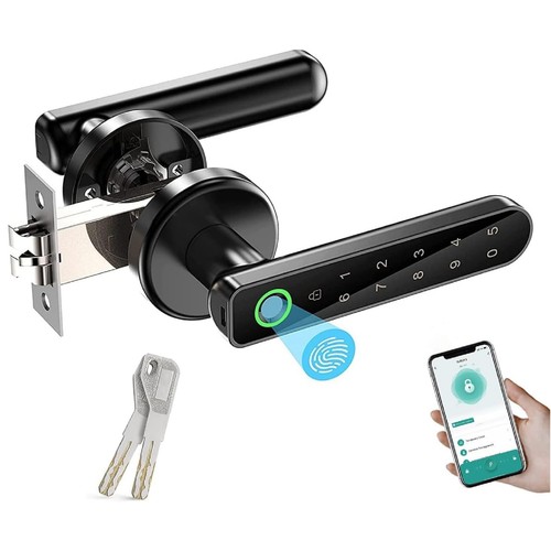 Smart fingerprint door lock - door,