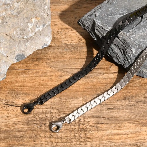 Gothic black cuban chain - gothic,