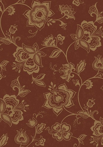 4x6 milliken graceful cinnbar - graceful,