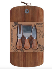 4 Piece Wooden Cheese Board