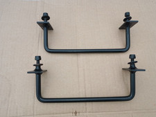 Classic Austin Rover Mini Interior Seat Floor Locking Hoops Brackets - Pair