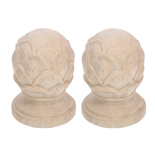 2pcs elegant khaki wood - khaki,