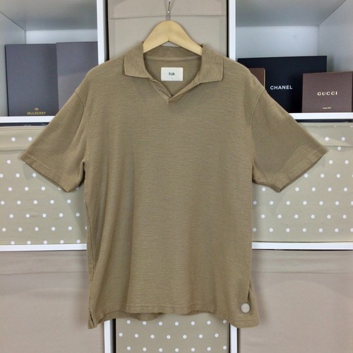 Folk towelling polo shirt - towelling,