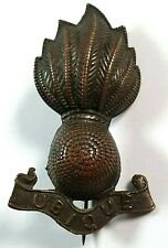 WW1 Royal Artillery Ubique Military Cap Badge Made into Sweetheart Brooch 