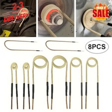 6 Coils 2 Wires Kit 30/40/45mm Induction Heater Coil For Rusty Bolts Nuts Bearin