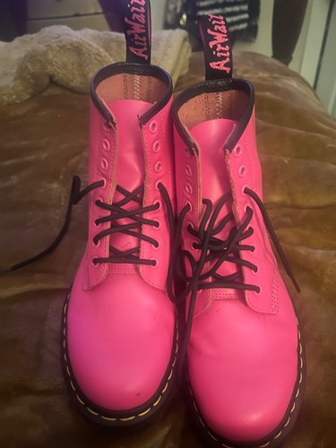 Hot pink doc martens smooth - doc, dr